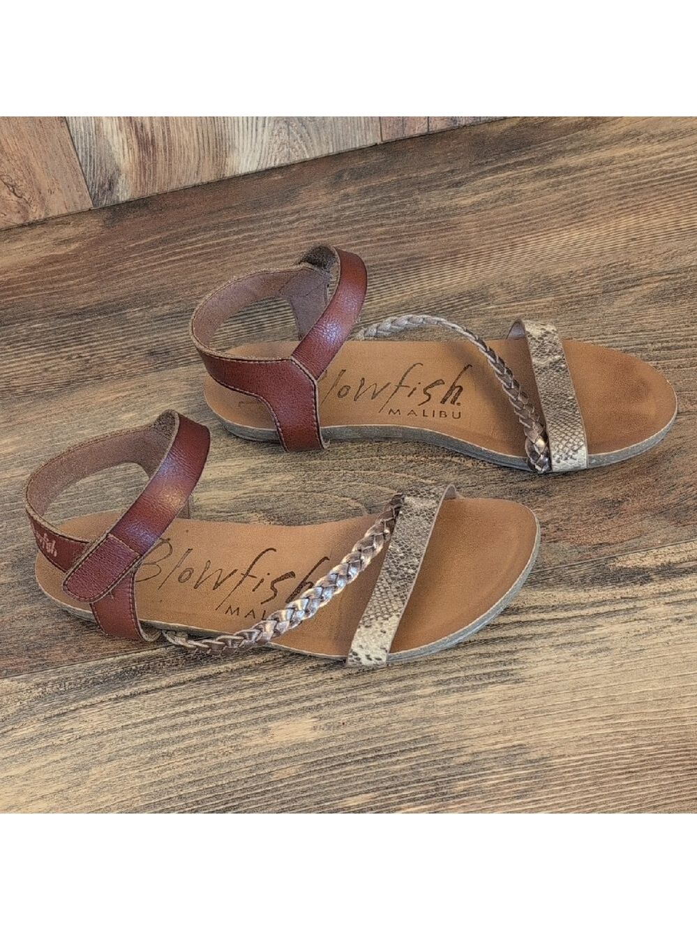 Blowfish Malibu Women's Goya Natural Coiled Sandals 7.5 L113 - Picture 2 of 8